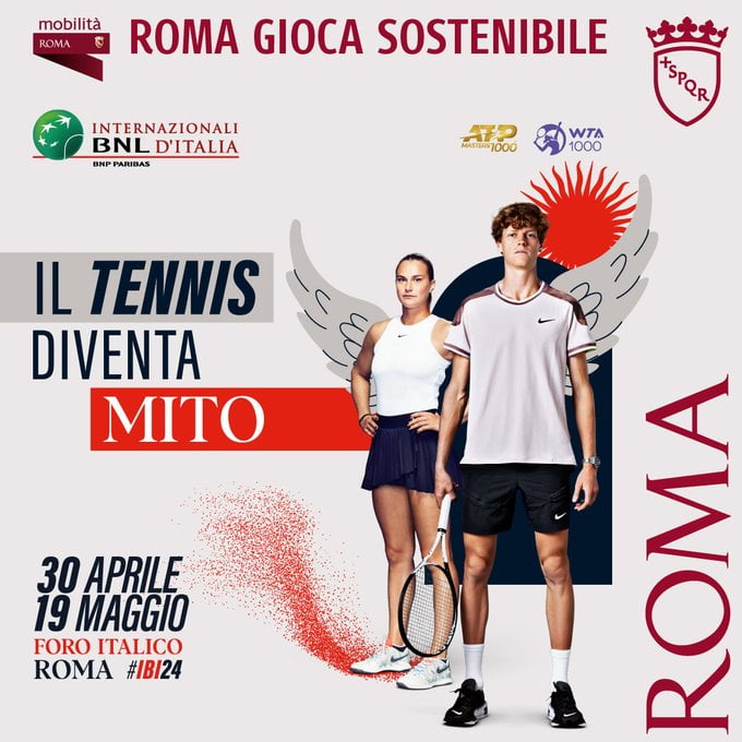 Game, set, match. UPPER and #RomaGiocaSostenibile together again!