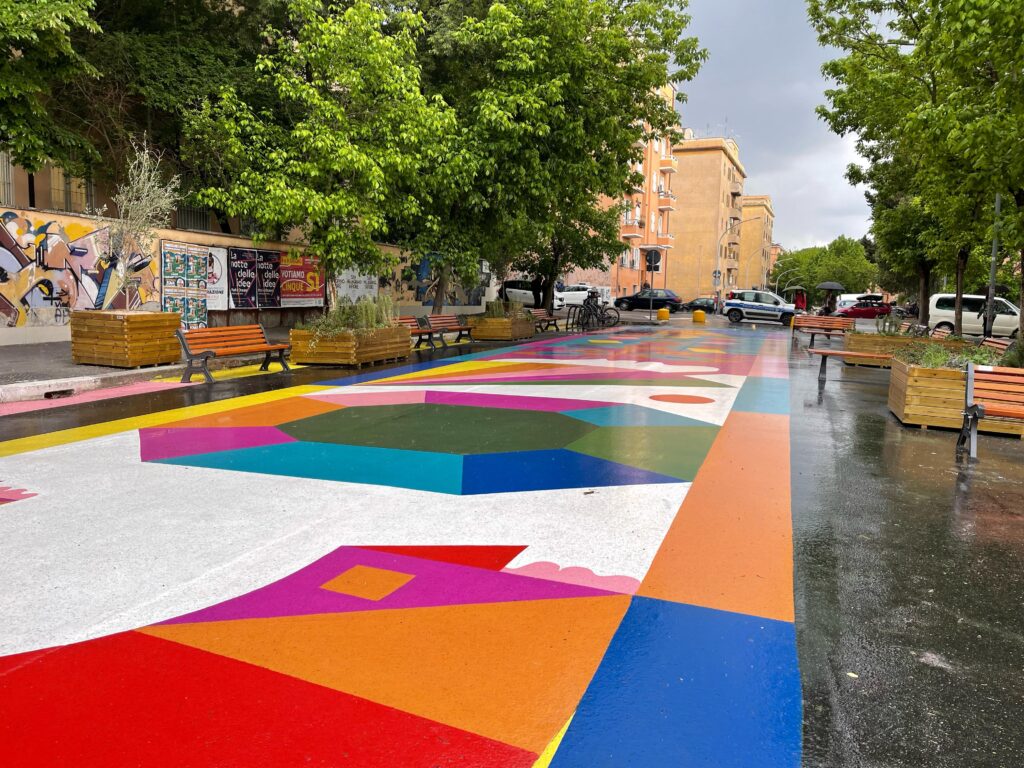 The ‘Flying carpet’ landed in Rome